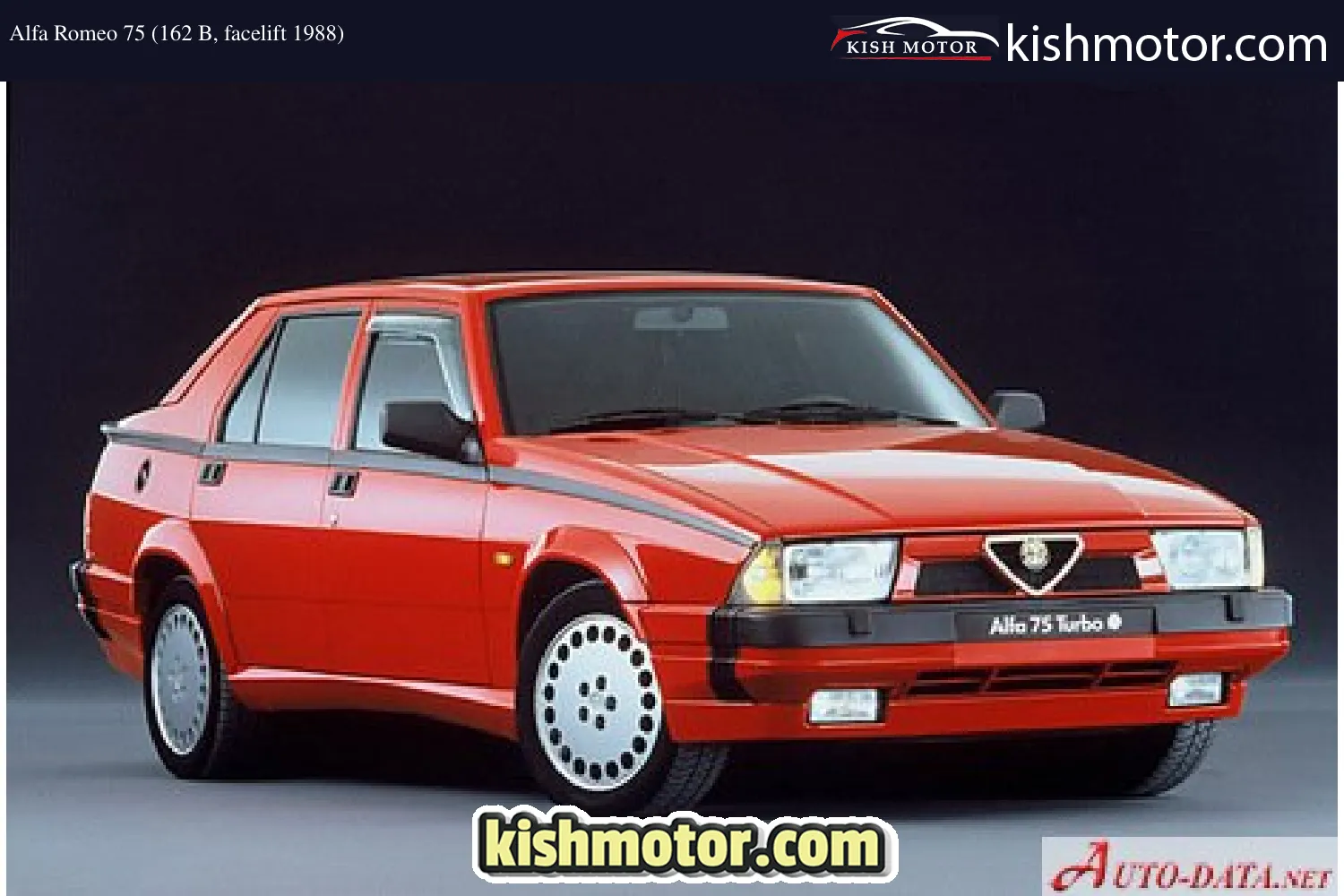 Alfa Romeo 75 (162 B, facelift 1988)