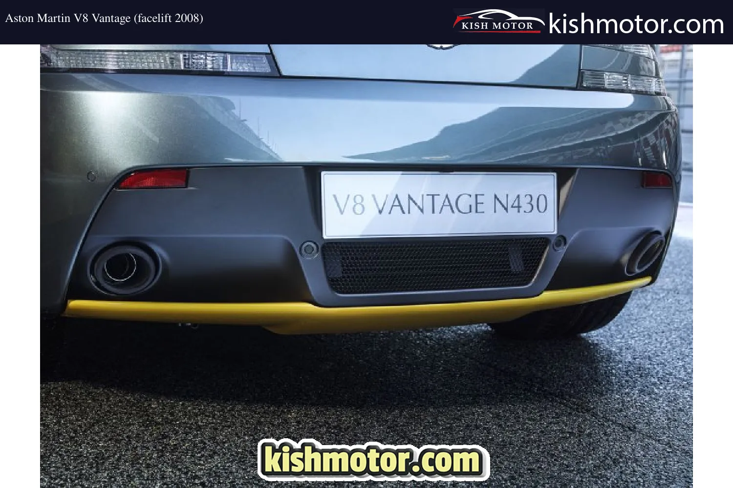 Aston Martin V8 Vantage (facelift 2008)